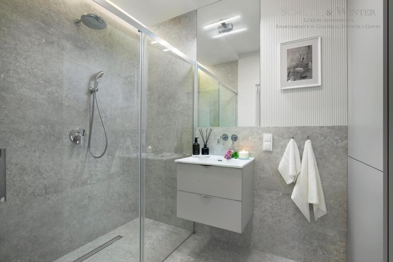 Luxury Summerwinter Malczewskiego 86 M 12 Gdansk, Parking Podziemny Na Pilota Apartament