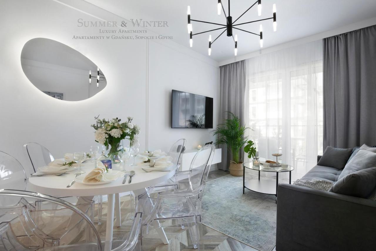 Luxury Summerwinter Malczewskiego 86 M 12 Gdansk, Parking Podziemny Na Pilota Apartament