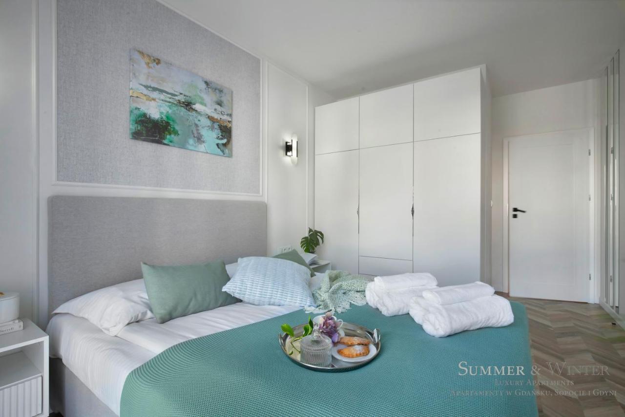 Apartment Luxury Summerwinter Malczewskiego 86 M 12 Gdansk, Parking Podziemny Na Pilota Danzig